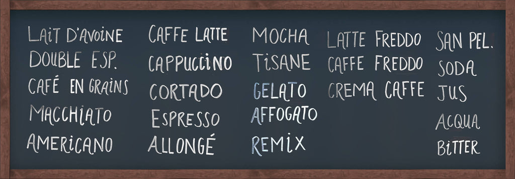 Cafe Olimpico Montreal menu